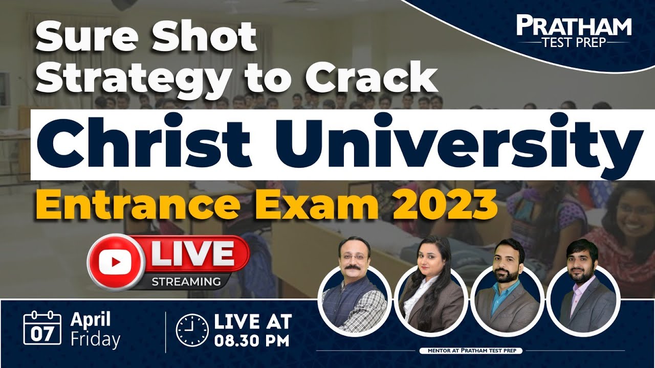 Sure Shot Strategy To Crack Christ University Entrance Exam 2023 YouTube