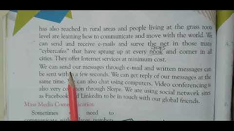 C 3 EVS Ch- 12 Means of Communication (Part 2)