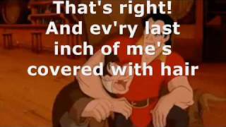 Gaston and lyrics chords