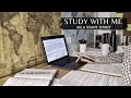 STUDY WITH ME on a RAINY NIGHT 1.5 H | Real Time, Rain Sounds | Background noise, no break, Glasgow