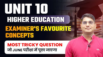 UGC NET JRF 2023 | UGC NET Paper 1 Higher Education Unit-10 Most Important Questions | Vision JRF