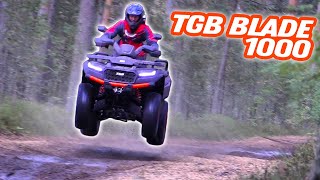 Квадроцикл TGB Blade 1000 агрессивный тест!
