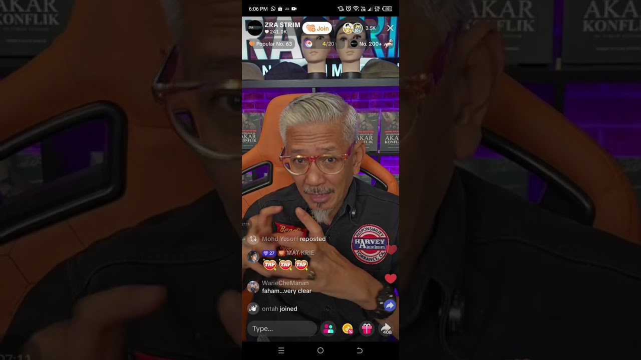 TT : Zra Strim, update geopolitik 27 Feb2026