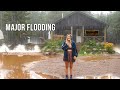 FINISHING Cabin Siding in a HURRICANE - What Could Go Wrong?