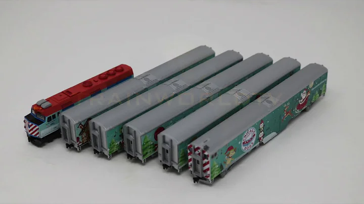 Kato #106-2017 N Scale 2017 Operation North Pole Christmas Train 6-Unit Set