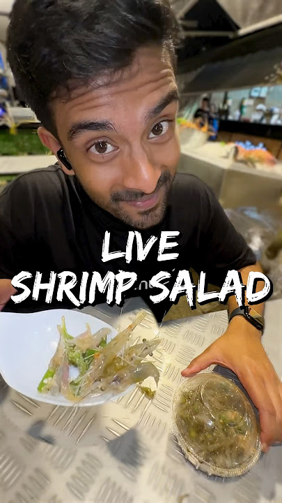 I Ate LIVE SHRIMP in Bangkok, Unbelievable!! 🦐😳🇹🇭