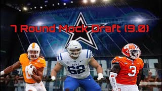 Dallas Cowboys 2024 7 Round Mock Draft (9.0)