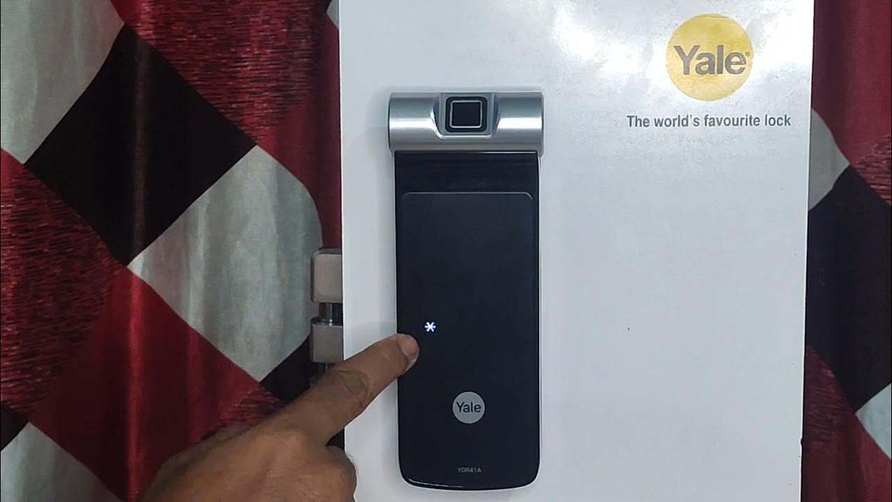 how to add are delete finger print in Yale YDR41A digital door lock