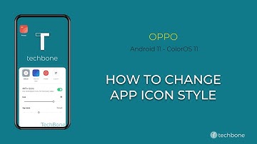 How to Change App icon style on Home screen - Oppo [Android 11 - ColorOS 11]