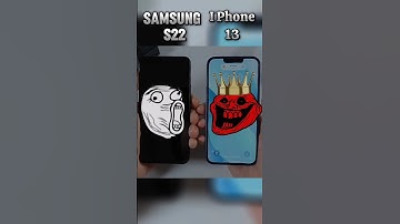 iPhone 13 vs Samsung S22 ⚡ The Most Intense Speed Test of 2024! Who Will Dominate? 🚀 #Shorts #Viral