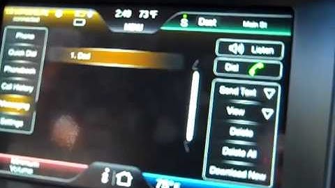 MyFord Touch Phone Sync