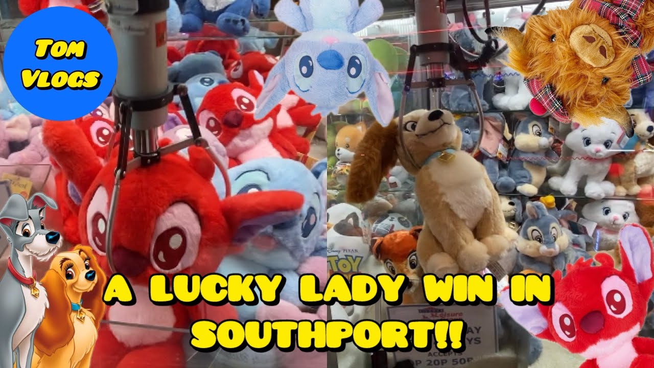 TOM VLOGS | A LUCKY LADY WIN IN SOUTHPORT!!