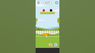 Brain Up Quiz Level 127 Move the basket to catch enough apples Gameplay Solution Walkthrough
