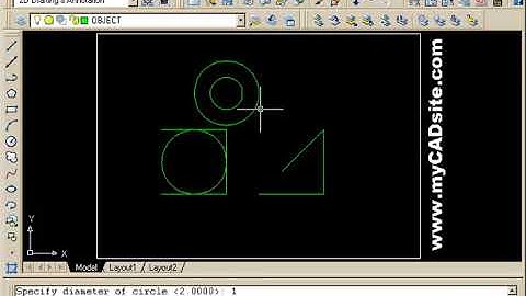 OBJECT TRACKING and video DDE in AutoCAD tutorial