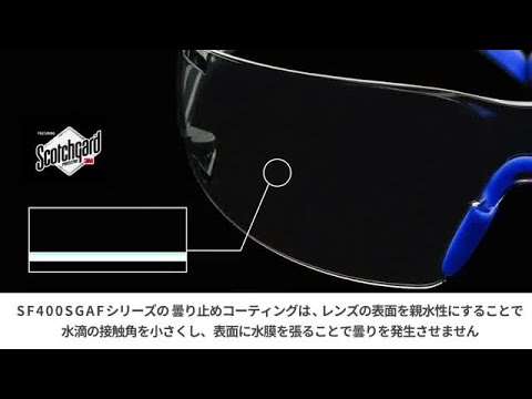 ３Ｍ™ セキュアフィット™ 保護めがね SF400SGAFシリーズ 製品紹介動画