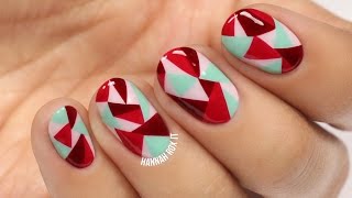 nail geometric designs patterns abstract beauty naildesigncode