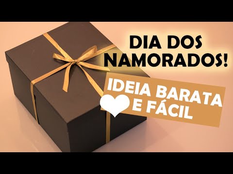 CAIXA DIVERTIDA - IDEIA DE PRESENTE PARA O DIA DOS NAMORADOS!😍