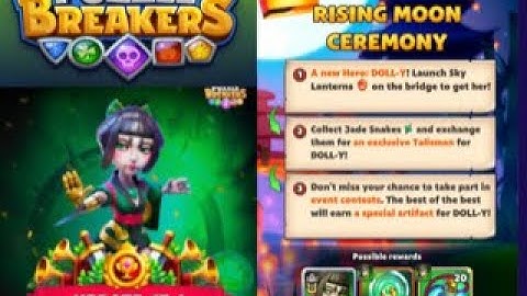 Puzzle Breakers: Rising Moon Ceremony - Summoning of new hero DOLL=Y🥰