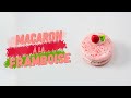 Polymer clay tutorial  raspberry macaroonmacaron  la framboise