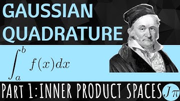Gaussian Quadrature: Part 1; Inner Product Spaces