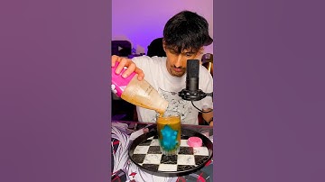 قهوه بلوبری 😳🫐☕ #shorts