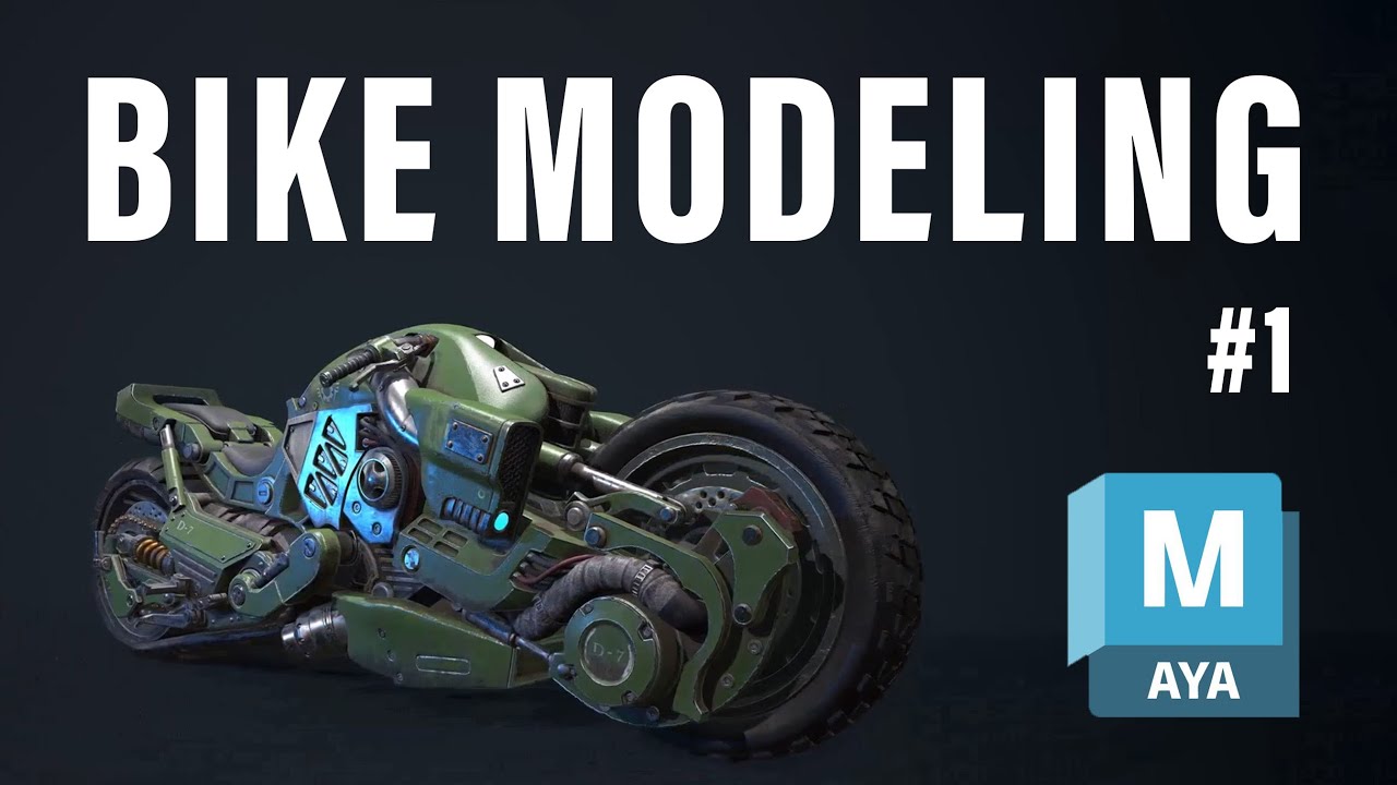 Bike Modeling Basic to Advance   PART 01 INTRODUCTION   Autodesk Maya 1