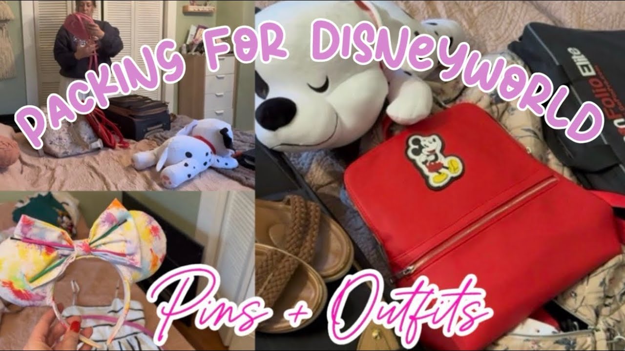 Packing for Disneyworld! Pins, Outfits, and More!✨