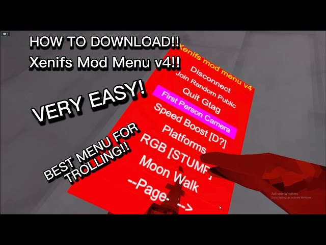 How to download and install Shibex Mod Menu