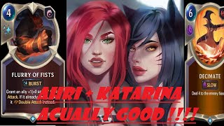AHRI + KATRINA ACTUALLY GOOD!!! | Legends of Runeterra