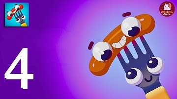 Fork N Sausage Gameplay Walkthrough | Mobile Puzzle Challenge |  Droid Play Arena | Episode-04