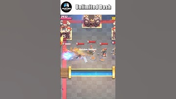 Golden Knight Dashes Through Everything – Most Broken Combo Ever? #clashroyale #shorts