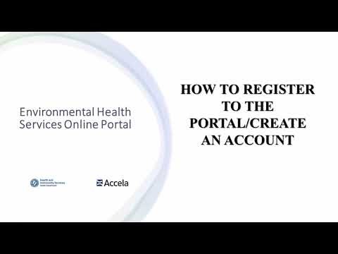 EH online portal: How to Register/Create an Account