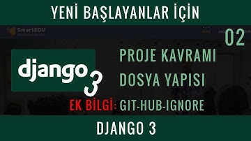 Yeni Başlayanlar İçin Django 3 :02: Proje Kavramı, Dosya Yapısı, GİTHUB Django Proje Oluşturmak