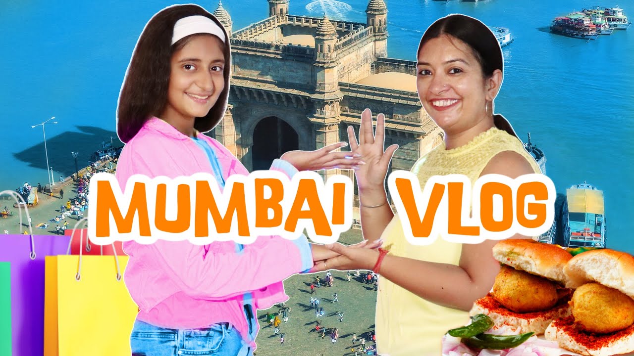 Street Food and Shopping | Mumbai Vlog | CookWithNisha | Cook With Nisha