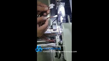 Terminal wire shrink tubing insertion and heat shrinking machine YH-TG210 - Yuanhan