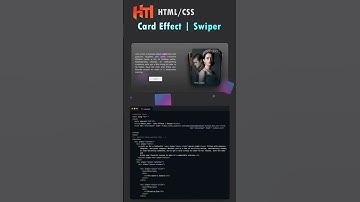 Transform Your Web Pages: Stunning Card Animation Techniques in HTML & CSS!  #shorts #trending