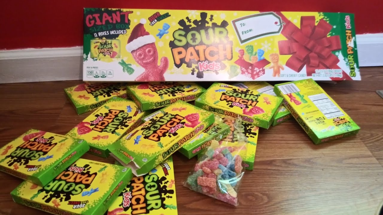Giant Sour Patch Kids Box 12 boxes! YouTube Giant Sour Patch Kids Box 12 boxes! YouTube