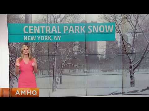 How Central Park's Snow Stacks Up to Last Season