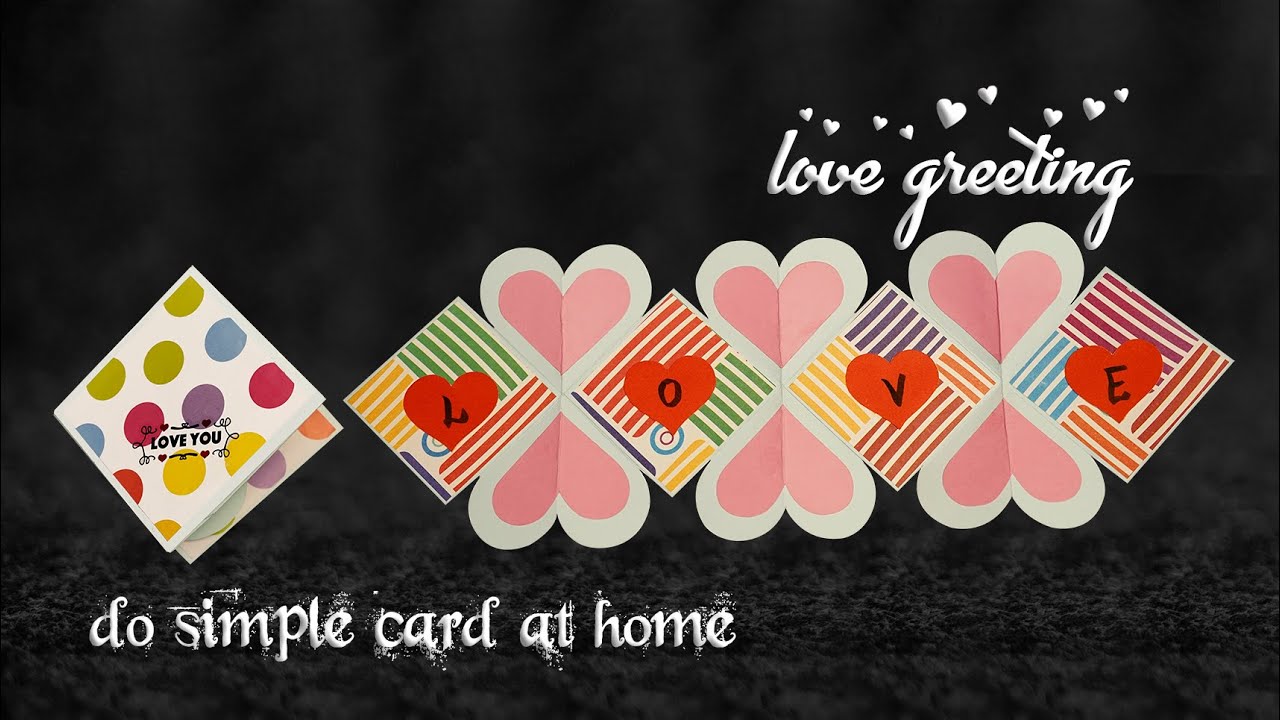 How to Make a Love Card For Loved Ones | I Love You Card Ideas ...