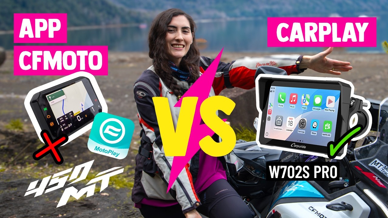 Probé CarPlay vs. Motoplay en la 450MT… y uno falló