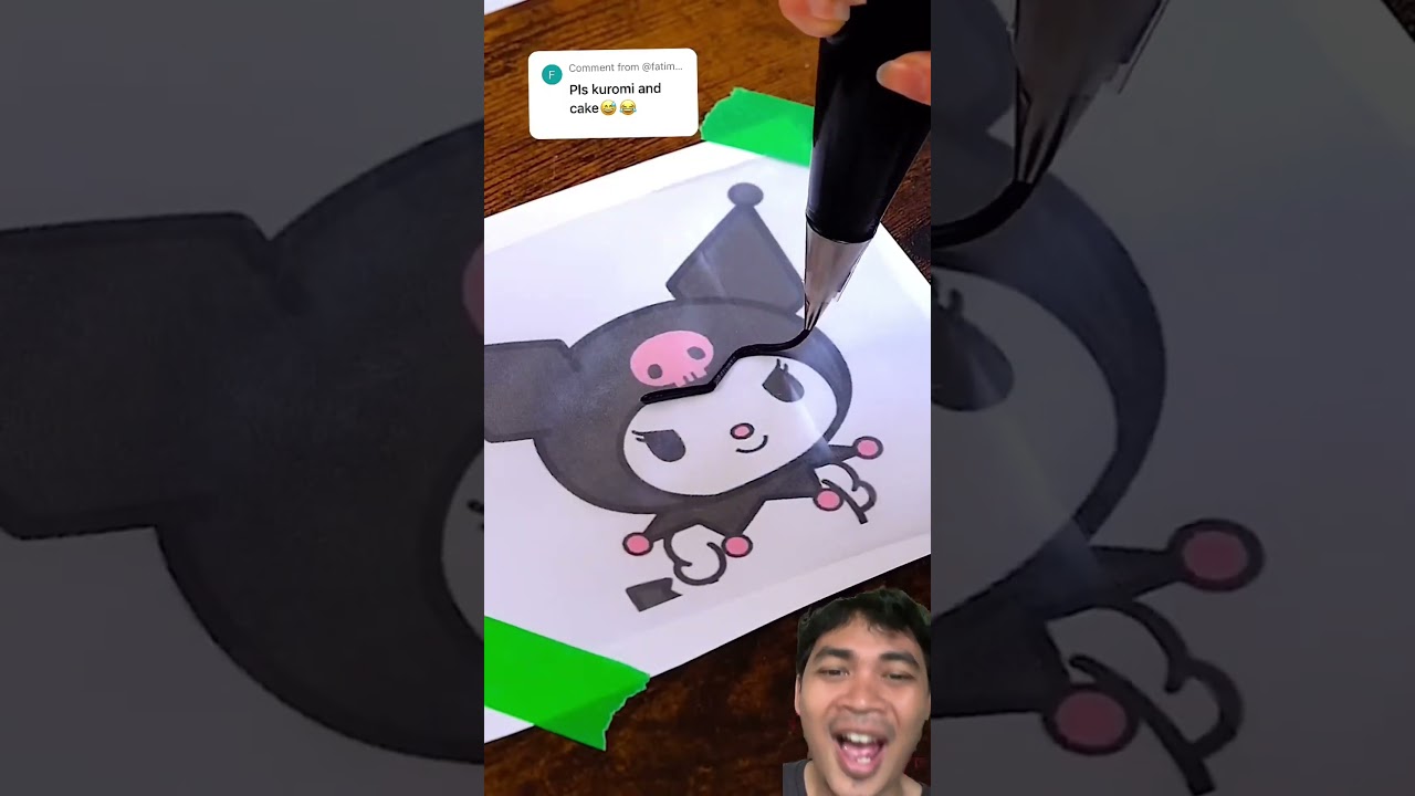 kue ulang tahun kuromi⁉️ #shorts