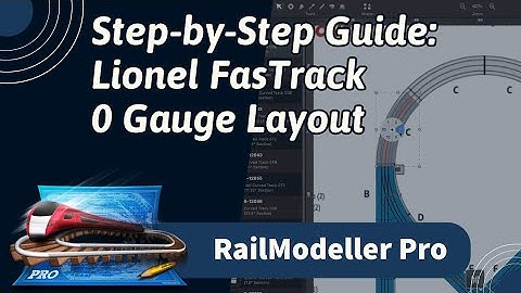 Demo: Step-by-Step Guide to Recreate a Lionel FasTrak O gauge layout in RailModeller Pro for macOS