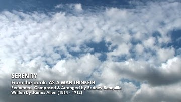 Serenity: As a man thinketh by James Allen