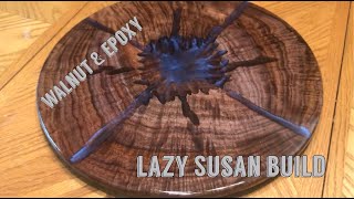 Walnut & Epoxy - Lazy Susan Build