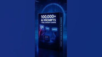 100,000+ AI Prompts to Supercharge Your Productivity 🚀 +  Free ChatGPT Course 📚🤖#ai #students
