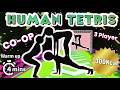 HUMAN TETRIS x 3 Co-op | –300 kcal | Immersive Interactive Warm Up | Full Body Viral Game #2