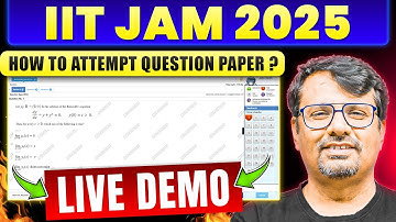 IIT JAM 2025 Live Exam Demo IIT JAM Exam देते समय ये गलती न करें | Live IIT  Attempt Demo By GP SIR