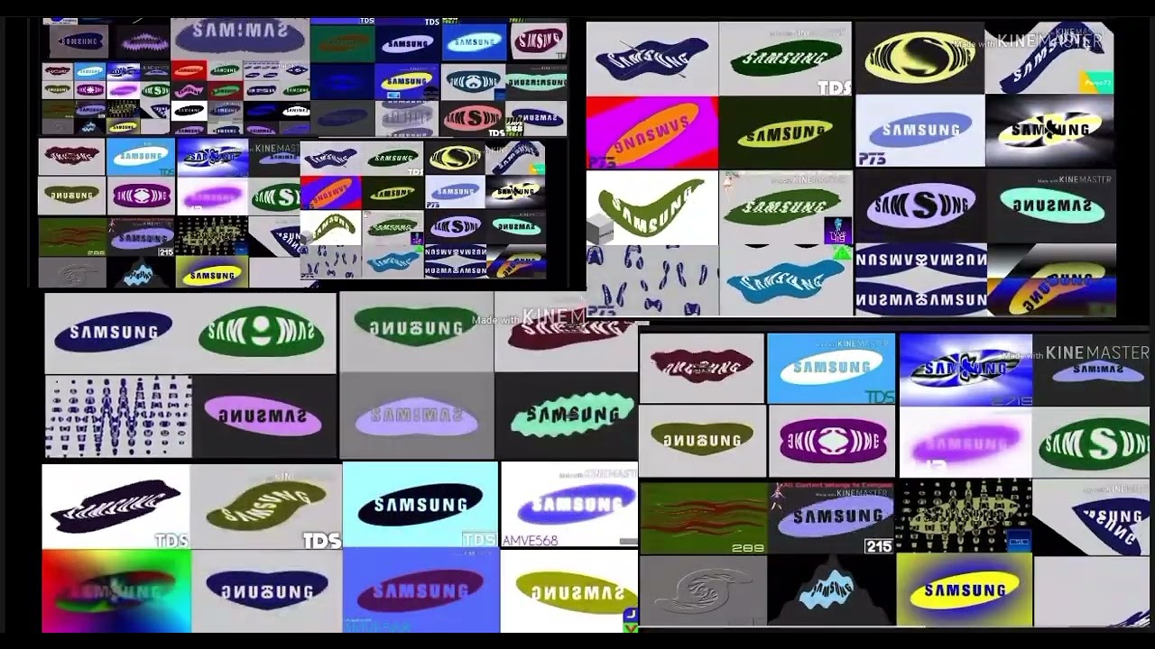 Samsung logo history (2001-2009) (2005) to many
