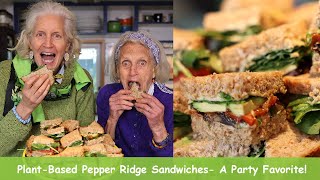 PlantBased Pepper Ridge Sandwiches  A Party Favorite!