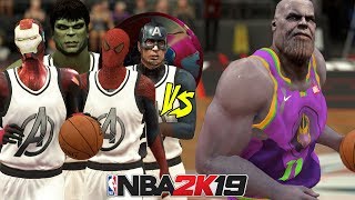 The Avengers Vs Thanos In NBA 2K19!